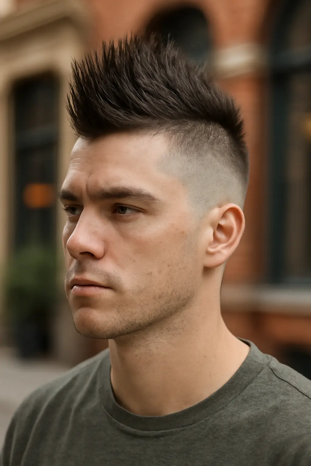Low Fade Mohawk Haircut