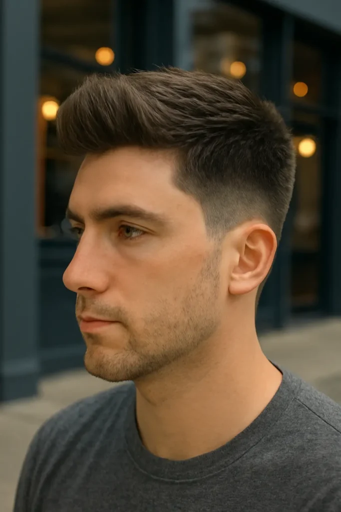 low taper blowout haircut