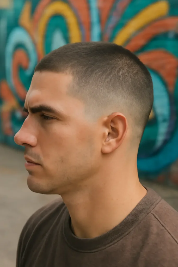 Low Taper Buzz Cut