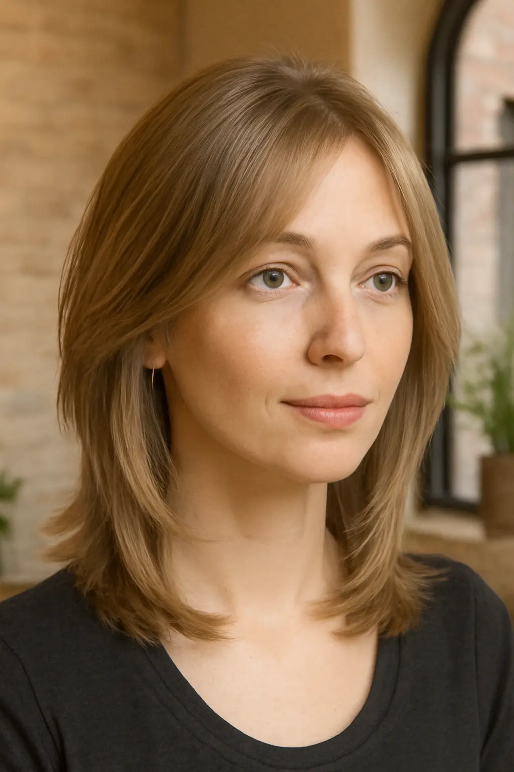 Medium Length Thin Hair Butterfly Haircut