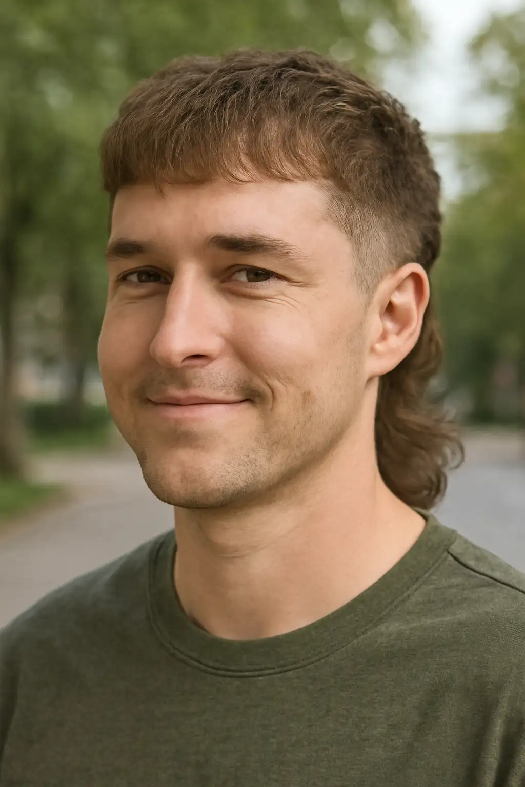 Mid Taper Fade Mullet