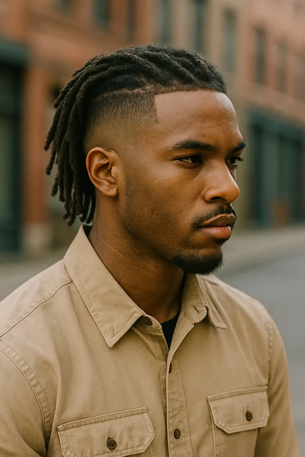 Mid Taper Fade Dreads