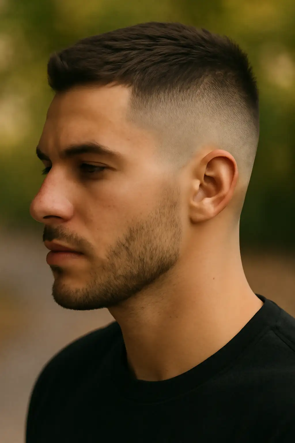 Mid Taper Skin Fade