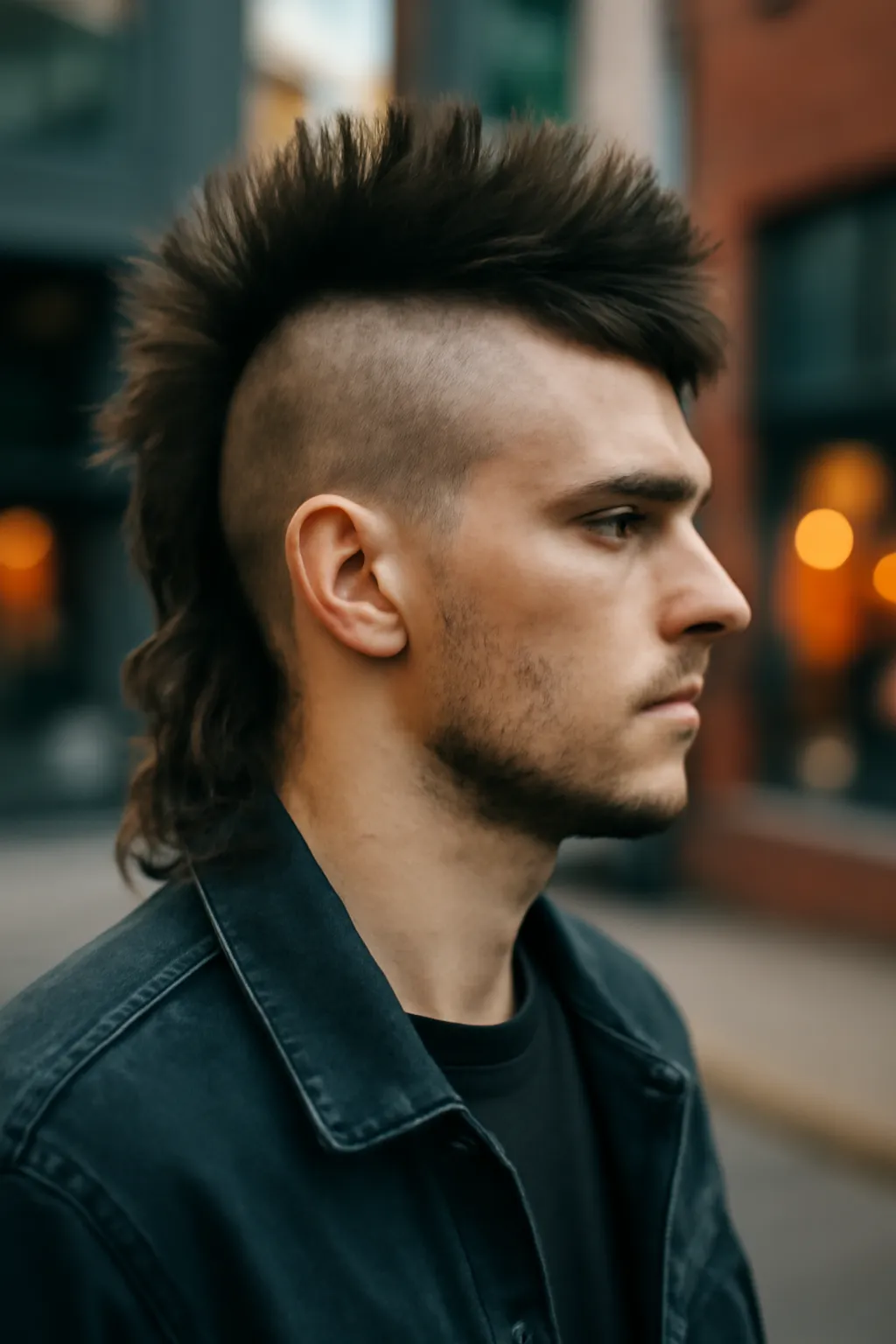 mohawk mullet haircut