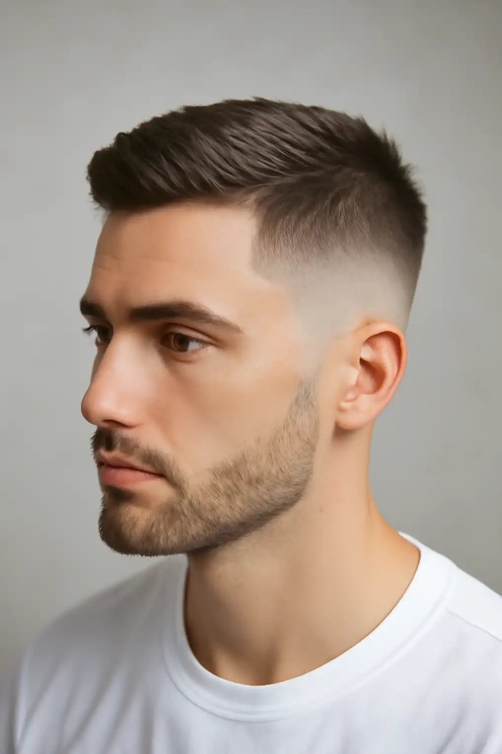Short high taper fade hair