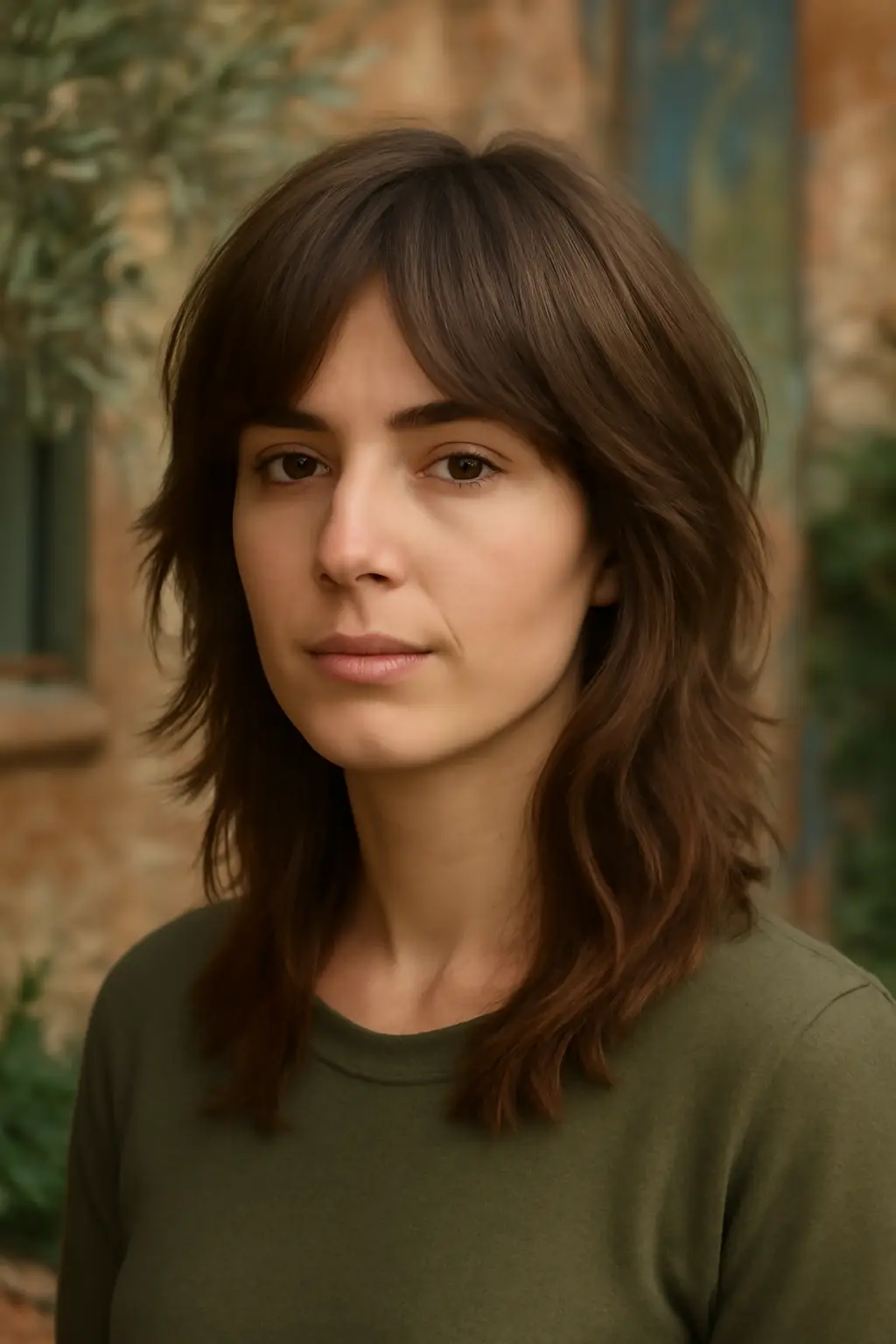 soft wolf cut women haircut and styling