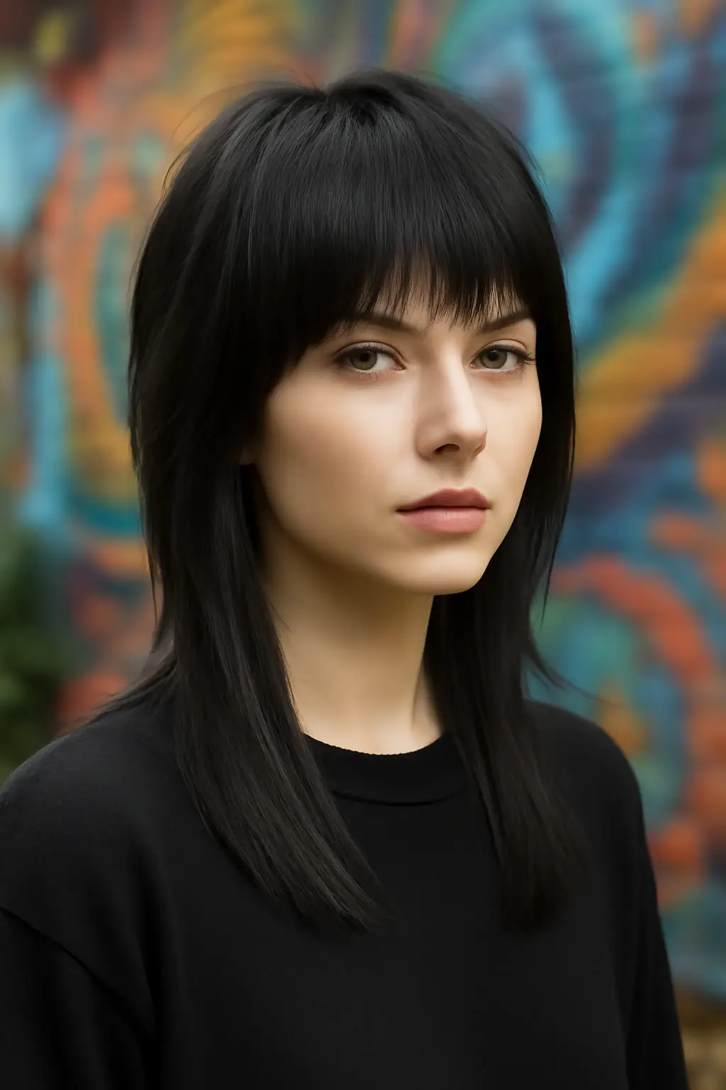 Wolf Cut Straight Hair
