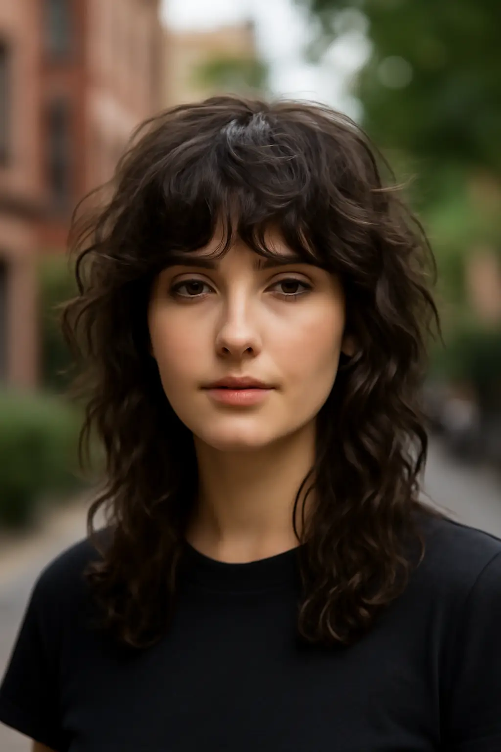 Wolf Cut Wavy Hair