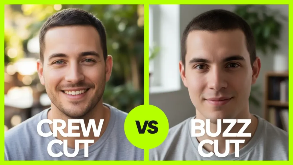 Crew vs buzz haircut