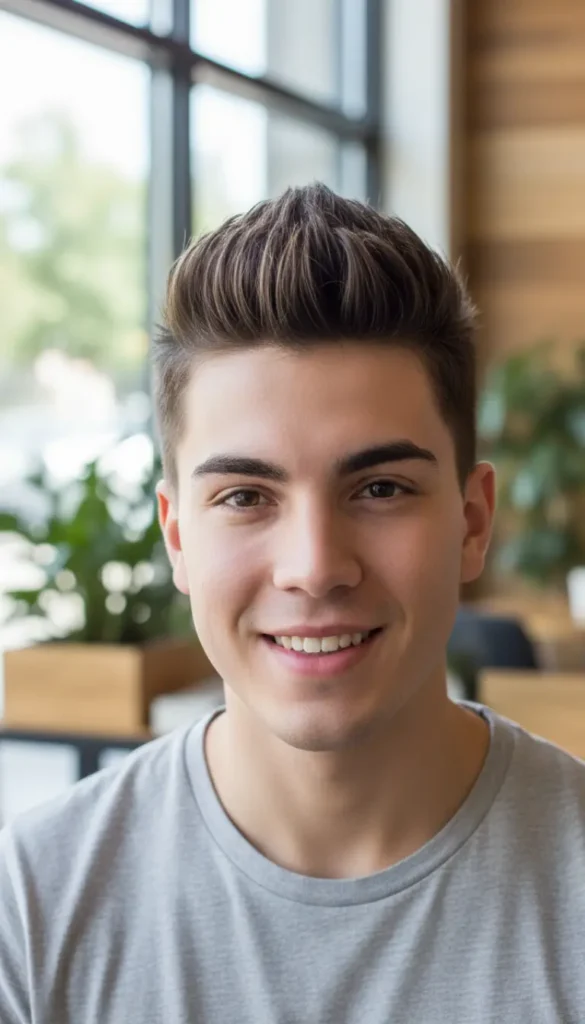 Faux hawks hairstyle