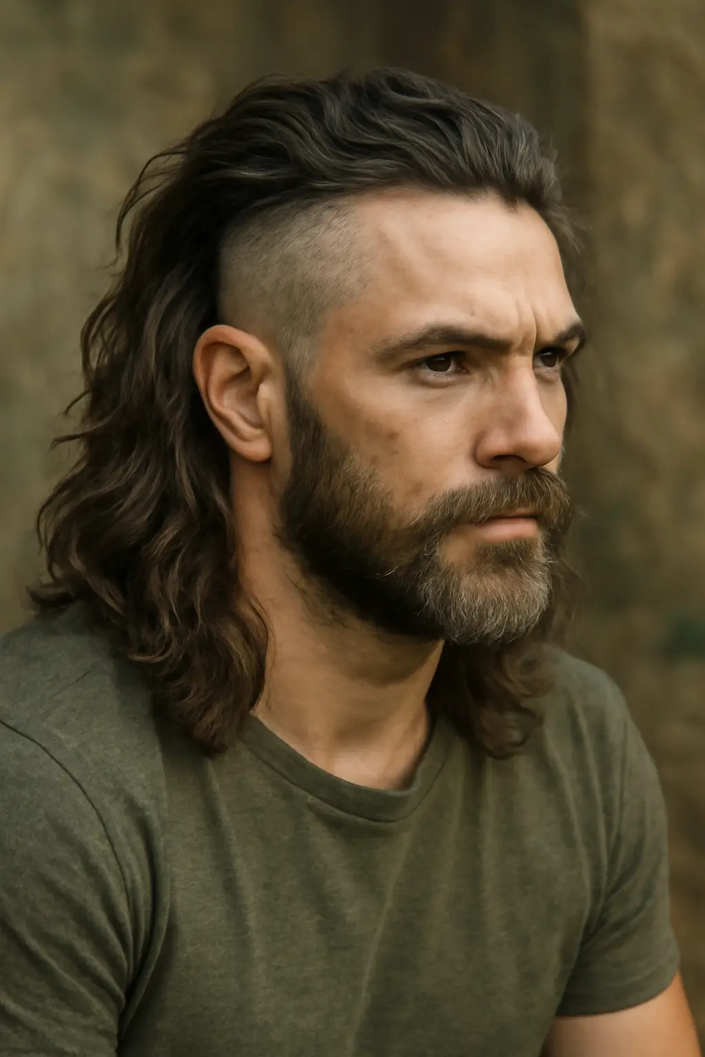 Grown Out Warrior Cut