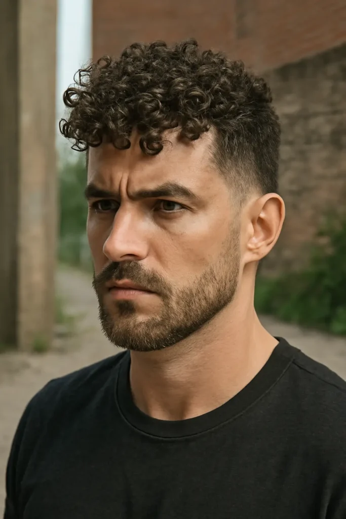 Warrior Cut Curly Hair