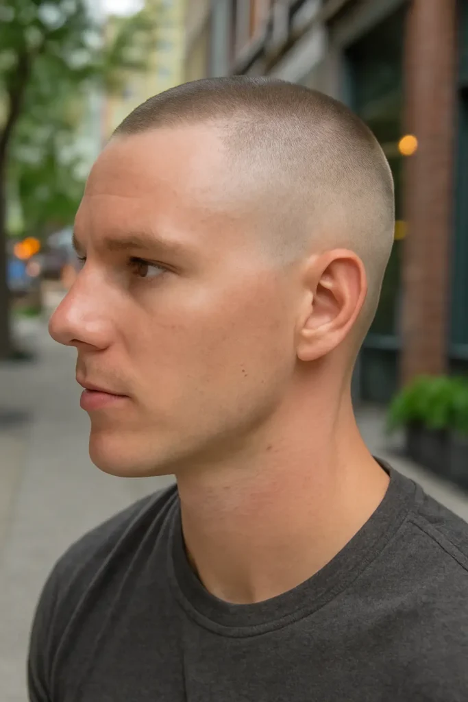 Buzz Cut High Fade