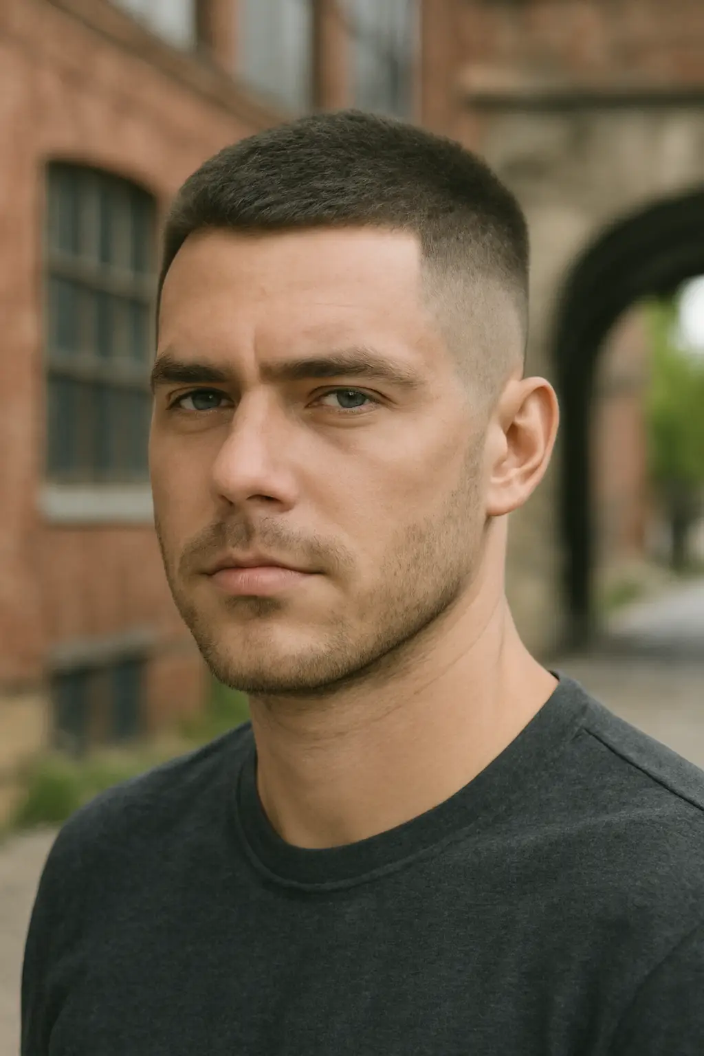 Crew Cut Mid Fade
