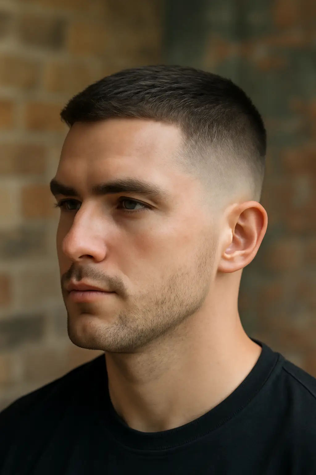 Crew Cut with Fade 