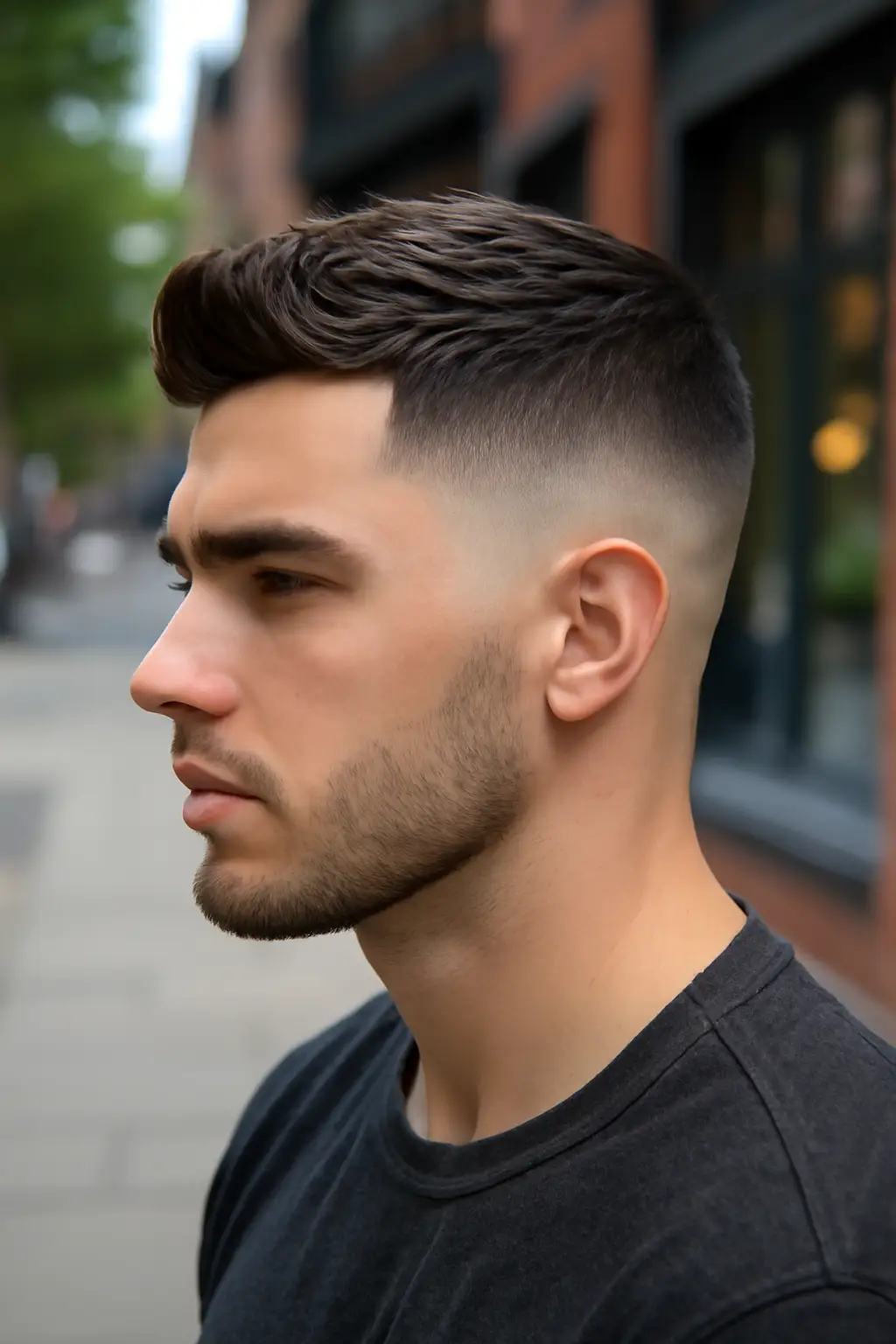 High Drop Fade Haircut 