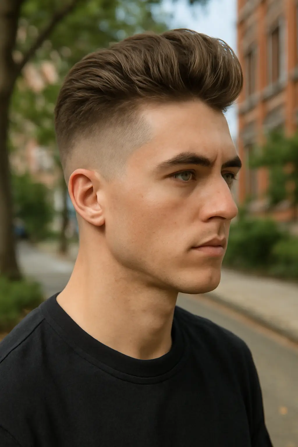 High Fade Long Top