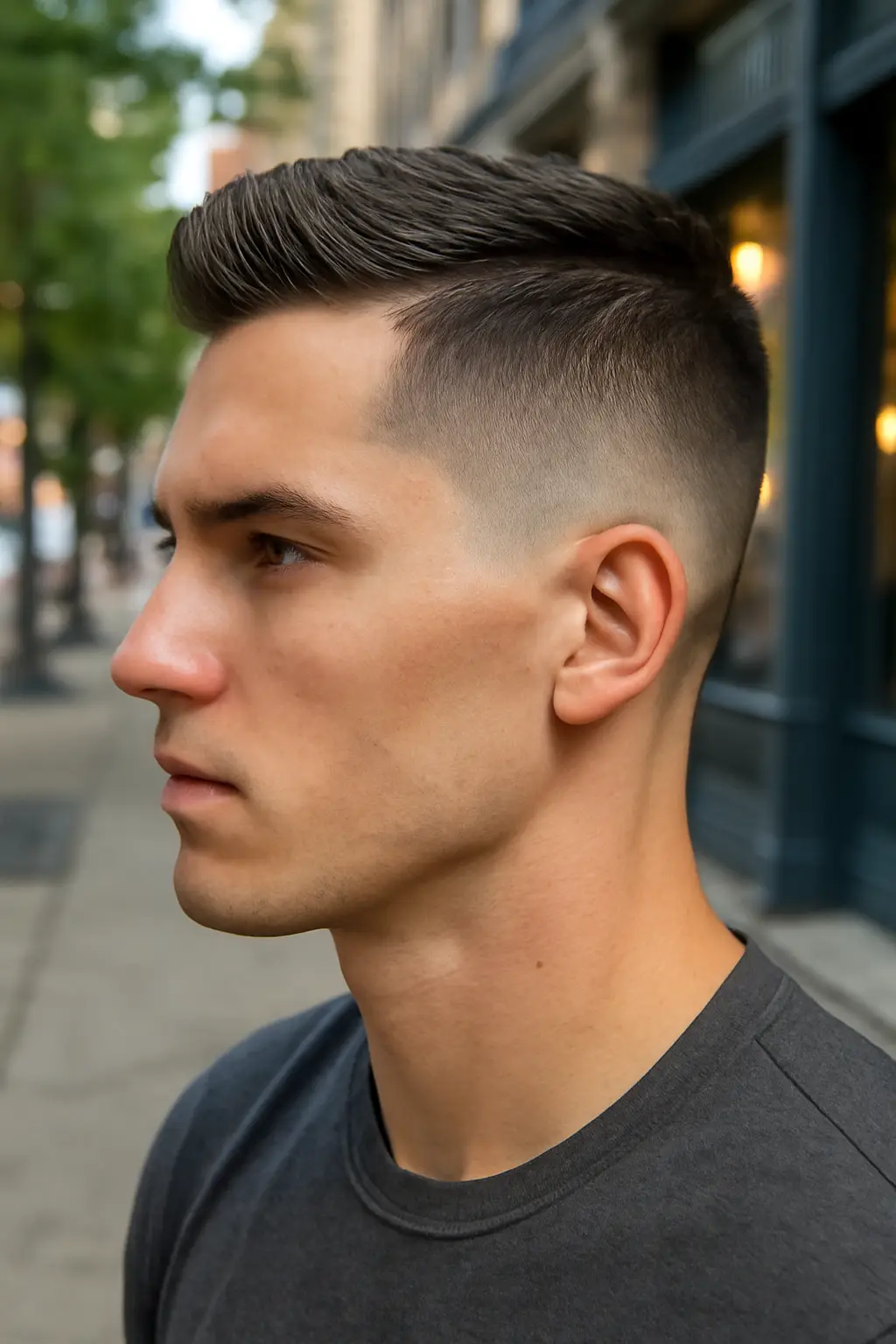 Men's High Fade Haircut
