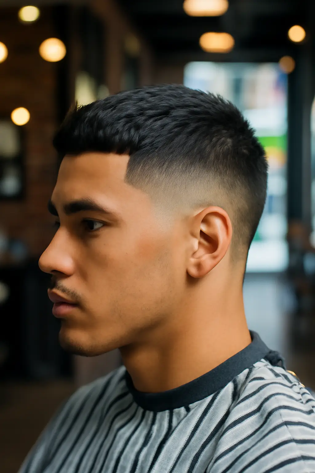 Short Hair Burst Fade