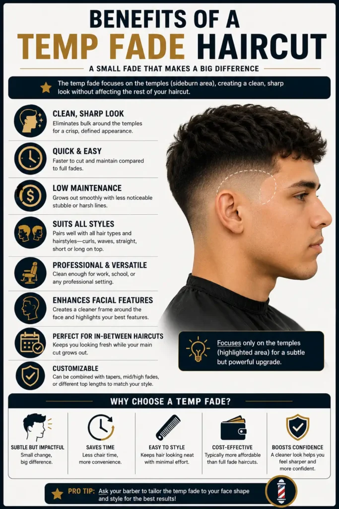 Benefits of a Temp Fade Haircut