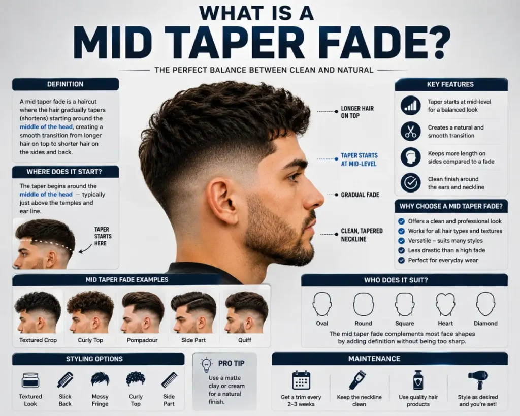 What is a Mid Taper Fade