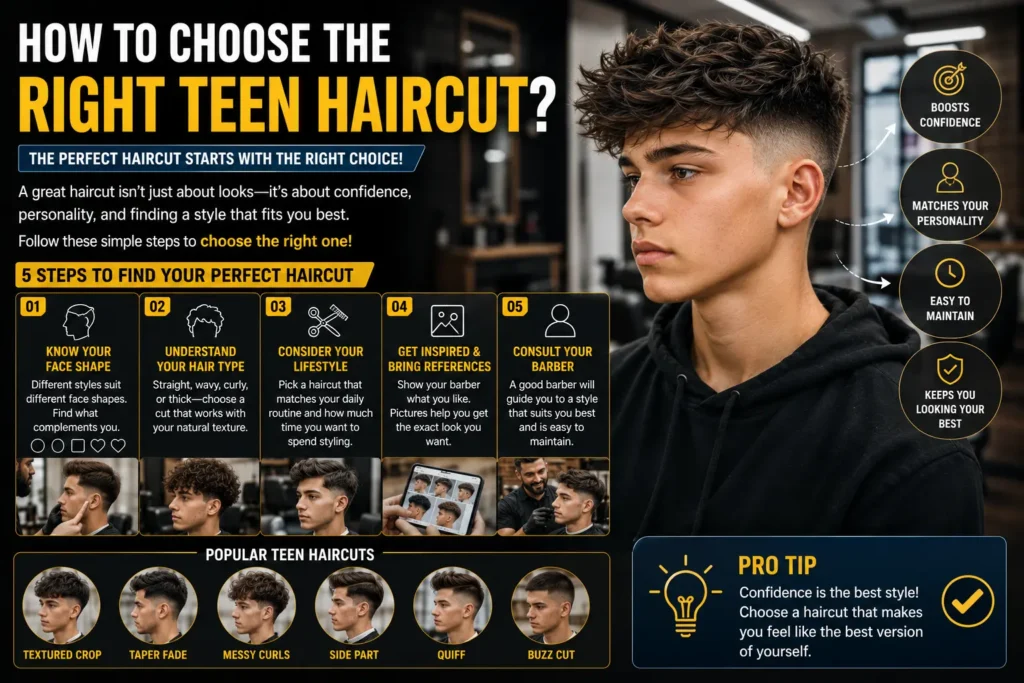 How To Choose the Right Teen Haircut